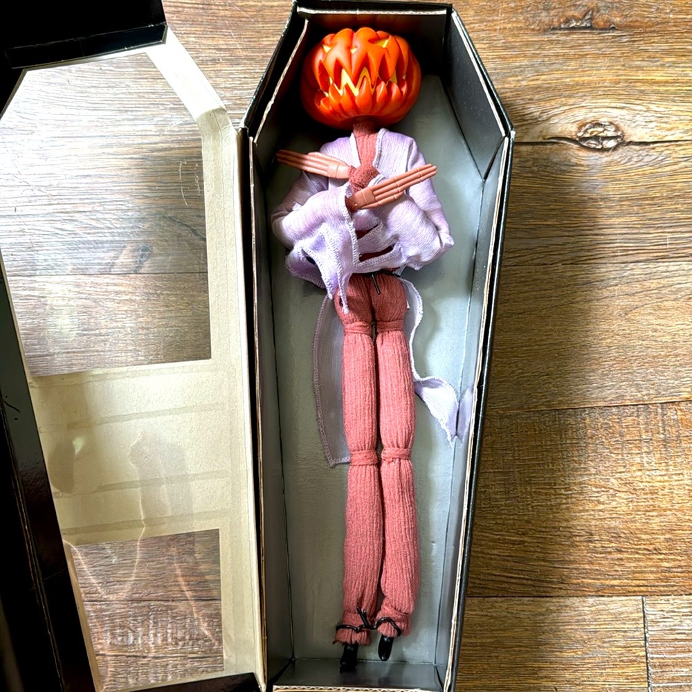 Nightmare Before Christmas The Pumpkin King Jack Poseable Doll Applause 2002